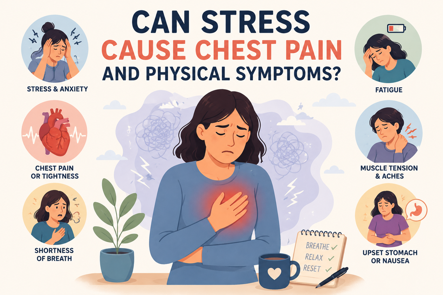 Can Stress Cause Chest Pain