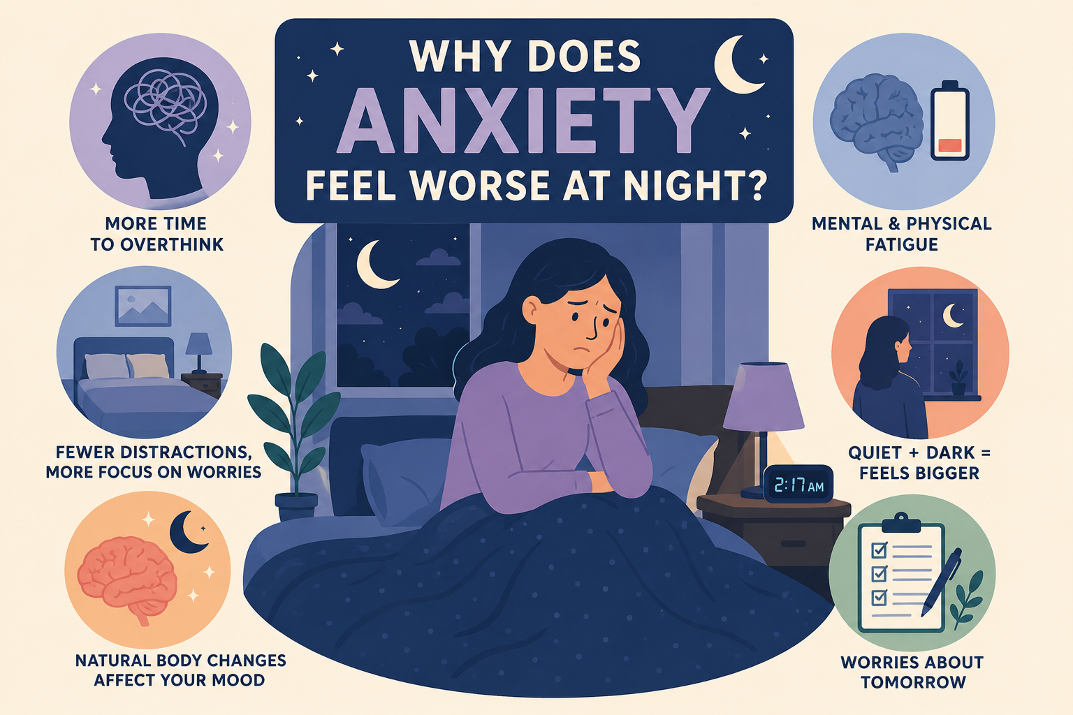 Anxiety at night