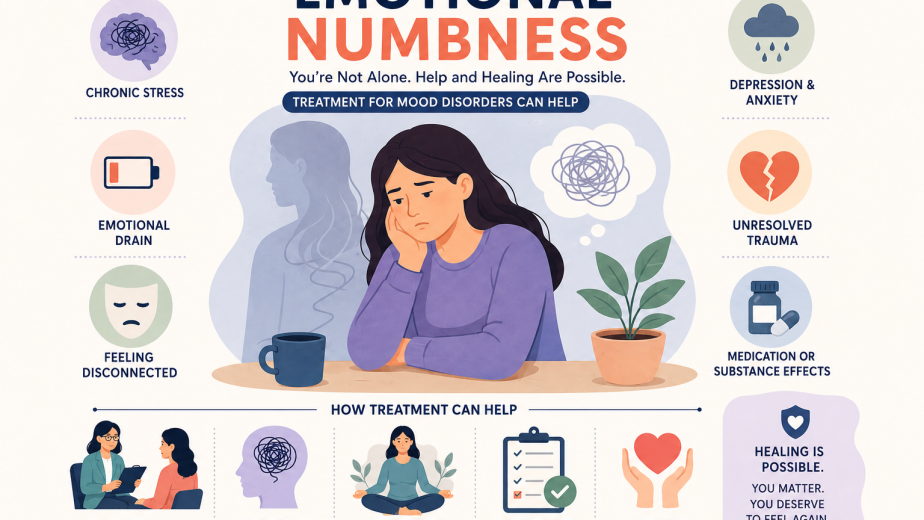 Treatment for Mood Disorders | Emotional Numbness