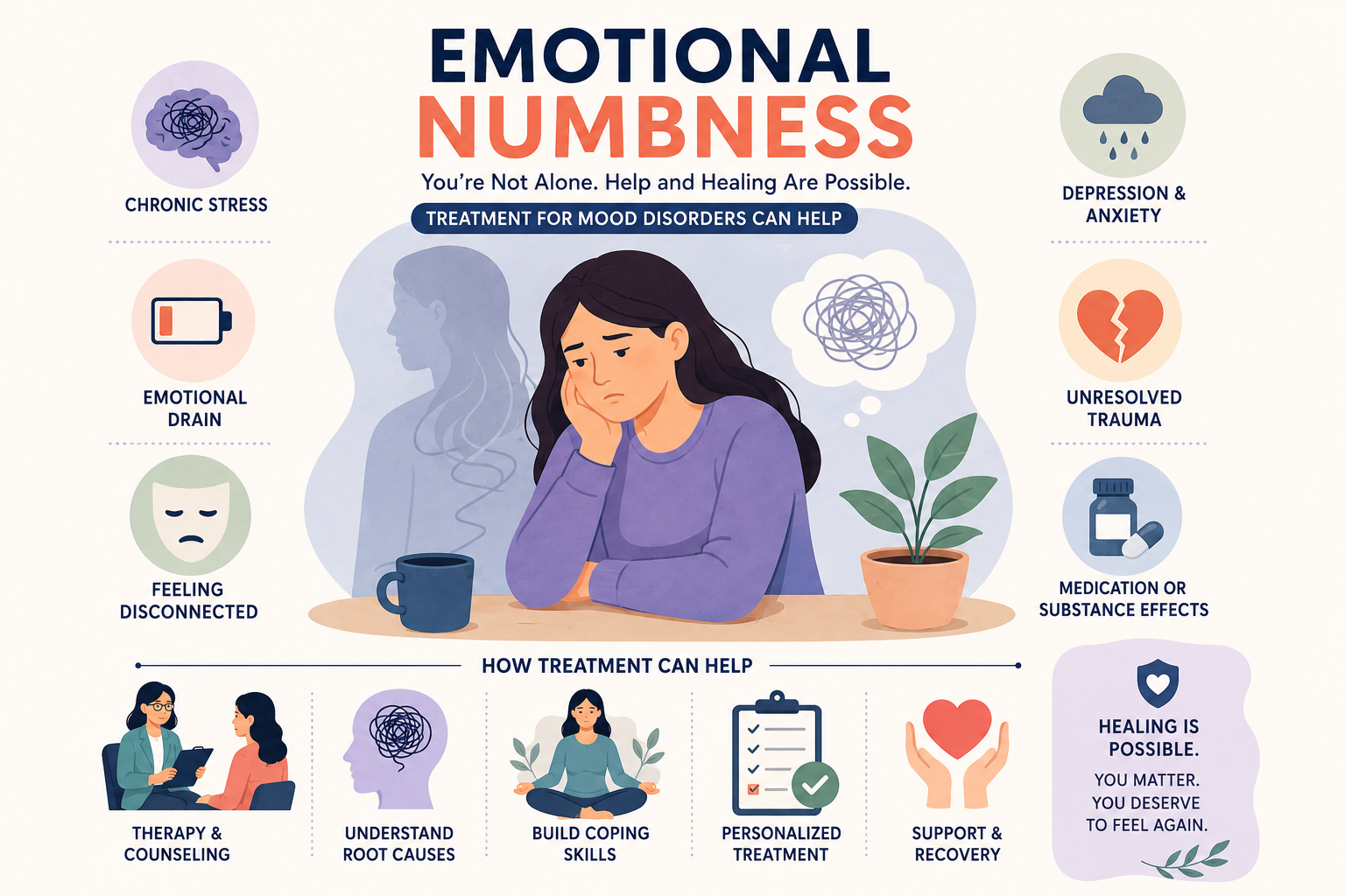 Treatment for Mood Disorders | Emotional Numbness